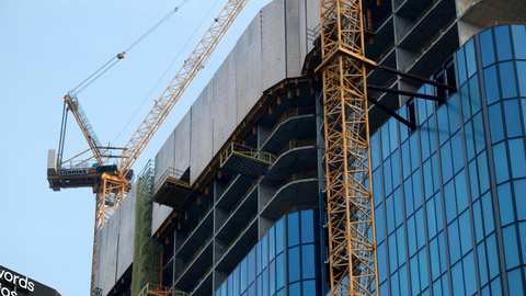 construction materials logistics crane